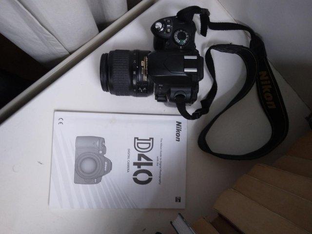 Preview of the first image of Nikon D 40 camera and accessories.
