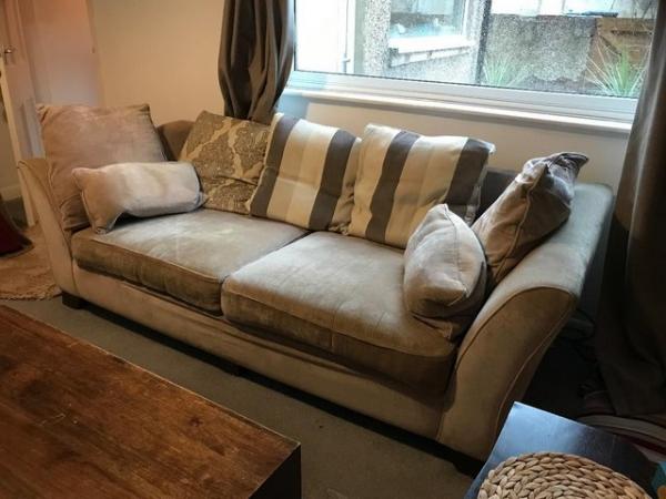 Image 2 of Beige 2-Seater Couch - £30!