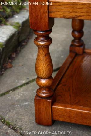 Image 12 of OLD CHARM LIGHT OAK PHONE LAMP TABLE BEDSIDE CABINET STAND