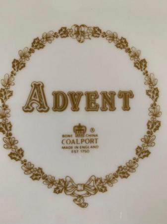 Image 2 of Advent Calendar Plate by Coalport
