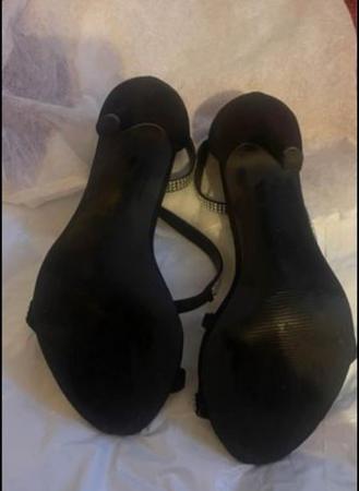 Image 3 of Size 5 Woman’s Black and Diamanté Shoes