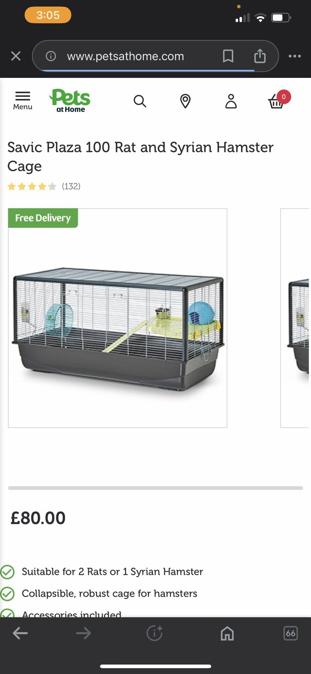 Preview of the first image of Savic plaza hamster cages.
