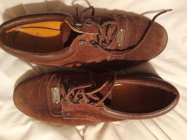 Image 1 of Tyson Benson Brown Suede Shoes size 8.