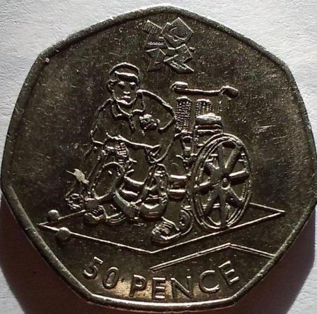 Image 1 of London 2012 Olympics 2011 50p Coin - Boccia