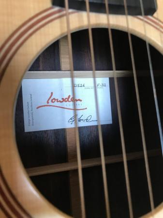 Image 5 of Lowden F32 acoustic guitar in very good condition.