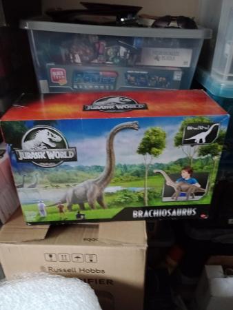 Image 1 of Jurassic world Brachiosaurus boxed.