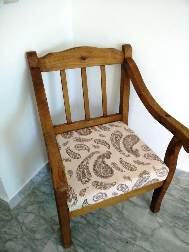 Preview of the first image of Armchair Solid pine handmade from Spain.