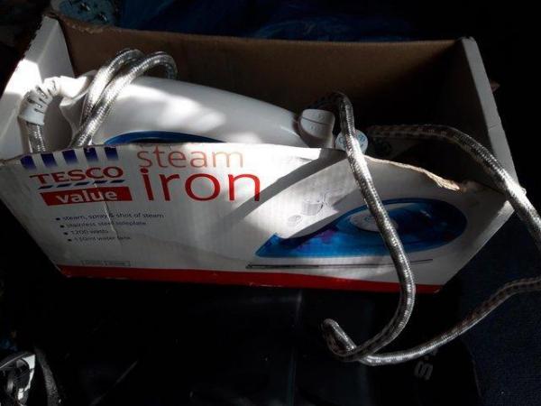 Image 2 of TESCO STEAM IRON, FOR CLOTHES OR ITEMS