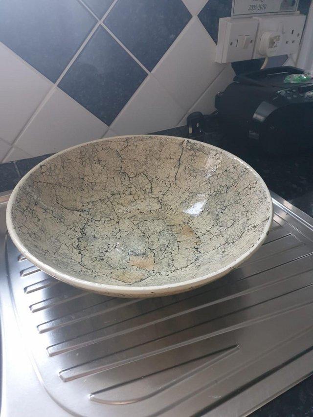 Preview of the first image of Large farmhouse table fruit bowl.