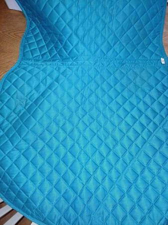 Image 3 of Teal/Turquoise Full Saddle Pad With Sparkles