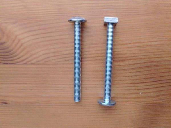 Image 1 of 10 x M8 Roofing bolts with nuts - new
