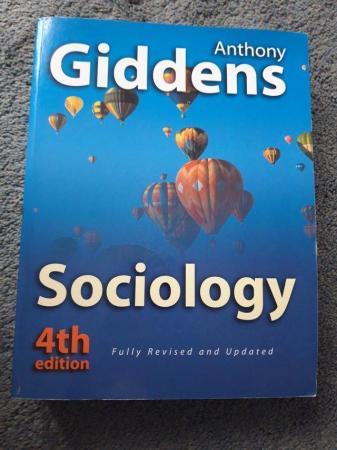Image 1 of SOCIOLOGY BOOK - GIDDENS 4TH ED