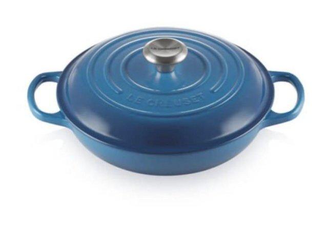 Preview of the first image of Le creuset cast iron round 30cm shallow casserole.