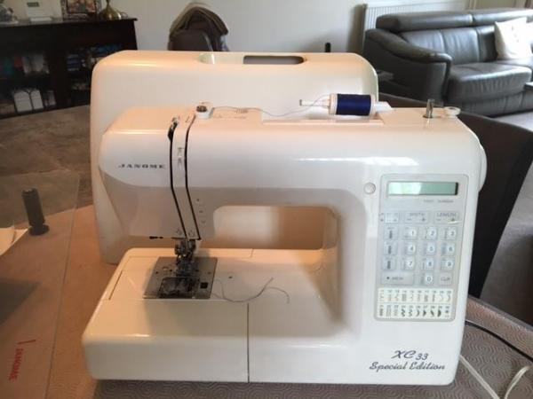 Image 3 of Janome Electric Sewing Machine Complete with Foot Pedal.