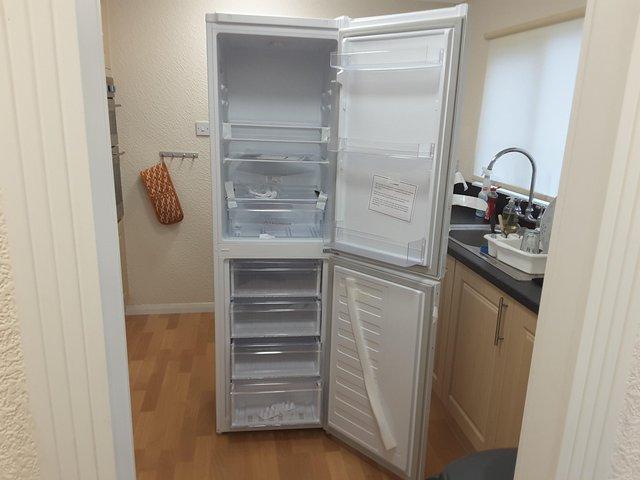Preview of the first image of LARGE BRAND NEW INDESIT FRIDGE FREEZER.