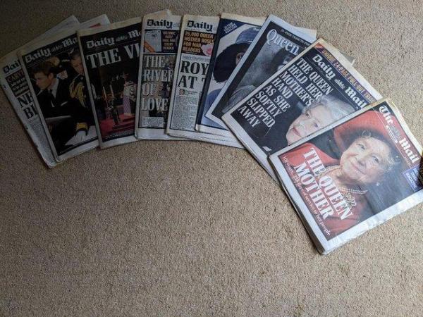 Image 1 of Historical newspapers - Royals/Stones/Beatles