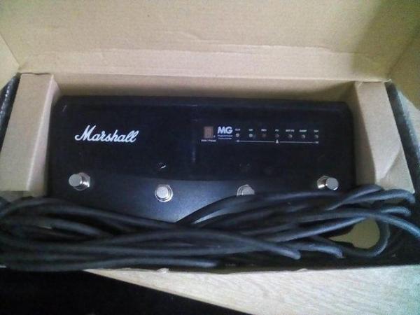 Image 1 of Marshall amplifier 4 way stompware foot pedal £35