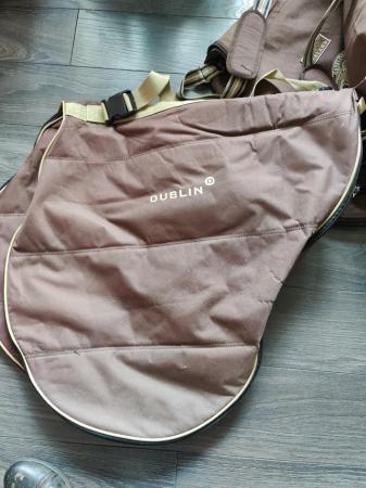 Image 2 of Dublin matching saddle and bridle covers