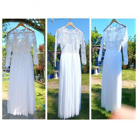 Image 2 of Wedding Dress - White - As New Condition