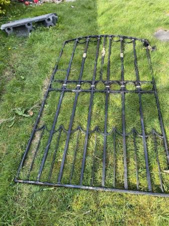 Image 2 of Pair of cast iron tall gates