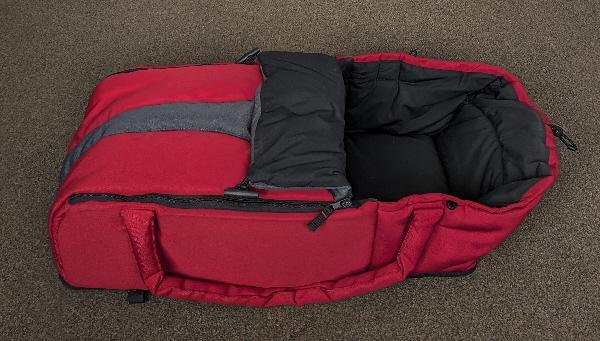 Image 5 of Phil & Teds Cocoon/Carrycot in Red & Charcoal