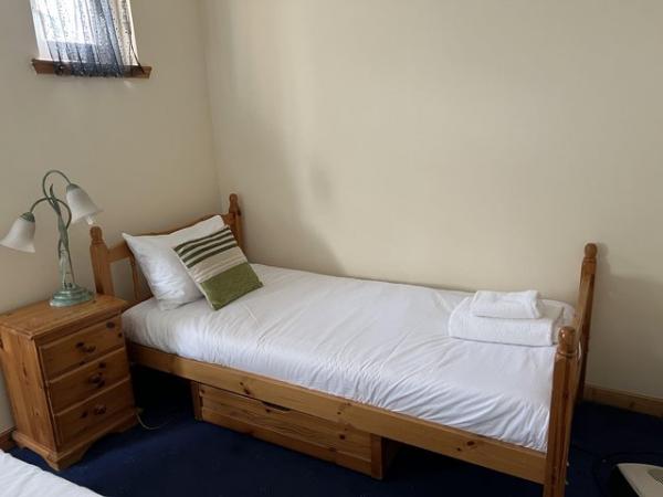 Image 3 of Single pine bed frame without mattress