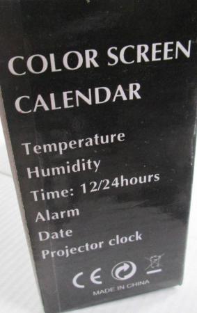 Image 2 of Colour Screen Calendar - Projector Clock Model 8190