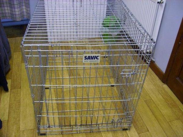 Image 11 of Extra Large Collapsible 42 Inch Savic Dog Residence Crate