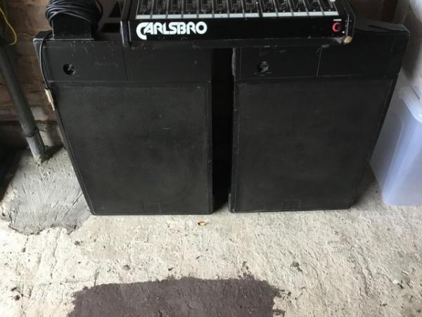 Image 1 of Carlsbro pa top& jbl speakers