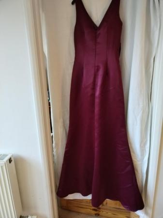 Image 2 of Deep burgundy sleevless dress
