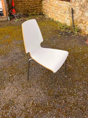 Image 1 of White chairs in very good condition