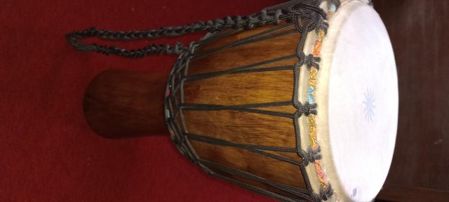 Image 2 of Natal Djembe Drum - 60x30cm very little use