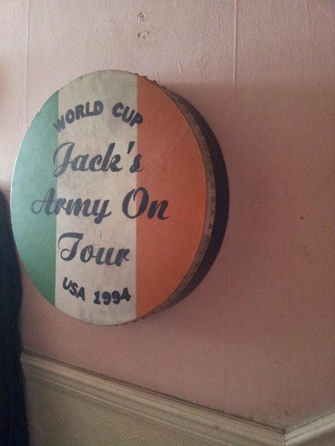 Preview of the first image of Bodhran, Jack's Army On Tour  Football World Cup1994.