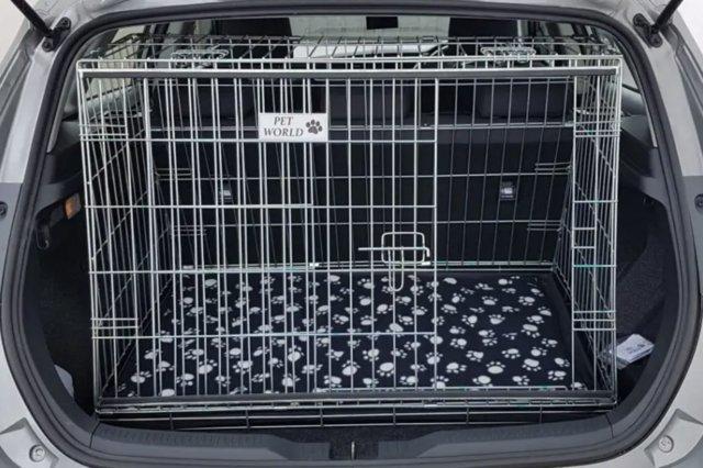 Preview of the first image of Folding car dog cage suitable for a Toyota Auris.
