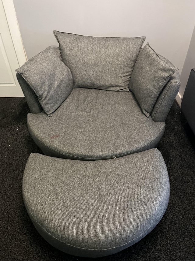 Preview of the first image of Swivel chair only 3 and half year old very good condition.