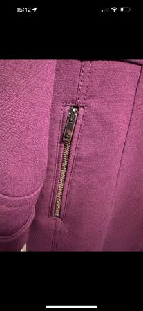 Image 2 of Stunning purple coat size 10