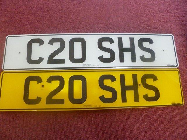 Preview of the first image of Cherished Number Plate C20 SHS.