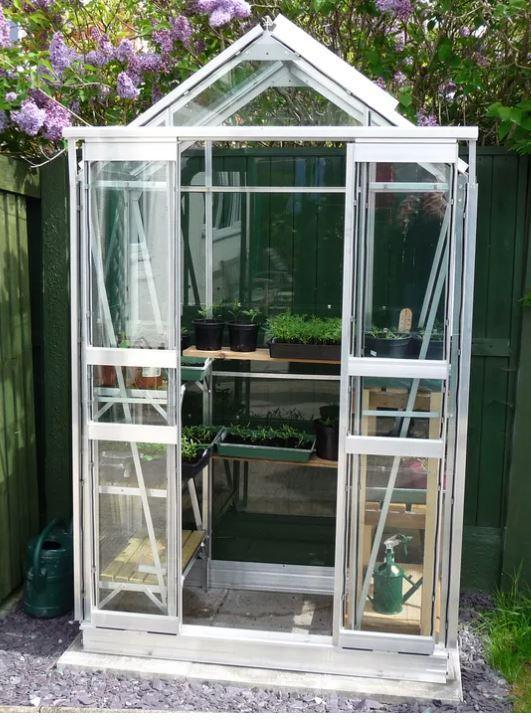 Preview of the first image of Greenhouse Brand New 4ft. x 2ft. SIMPLICITY Aluminium.