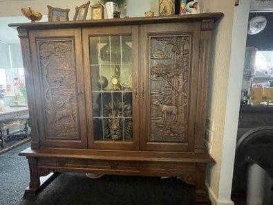 Image 1 of Antique display cabinet