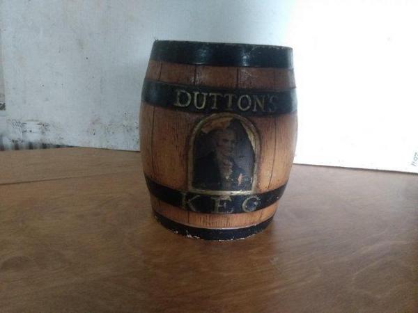 Image 2 of Vintage Duttons Brewery Beer Pump front.