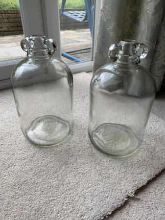 Image 1 of 7 x vintage gallon demijohns for wine making etc.