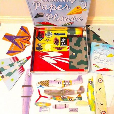 Image 2 of PART-USED ** MAKING PAPER PLANES all in a TIN