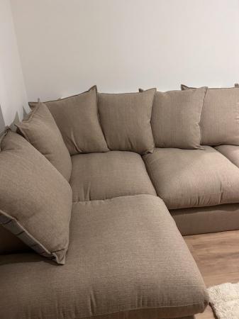 Image 1 of Like New Owen Pillow Back Right Hand DFS corner sofa