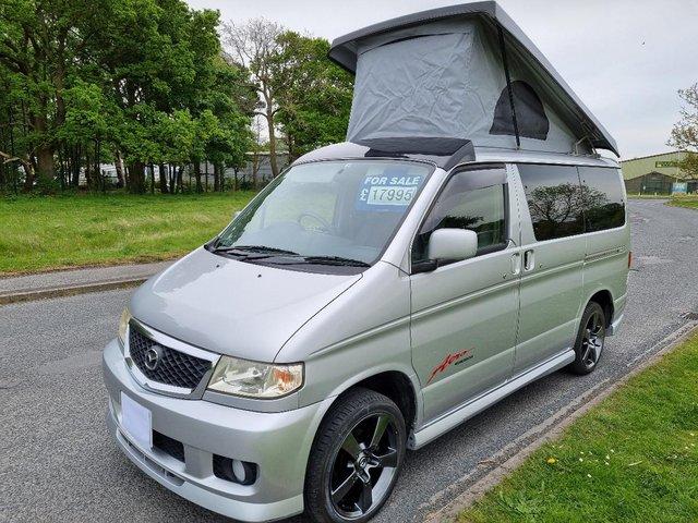 Preview of the first image of Mazda Bongo Campervan 4 berth 6 seat new roof & kitchen.