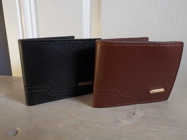 Preview of the first image of Brand new Mens leather wallets.