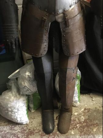Image 3 of Suit of armour (sadly rusting & in need of restoration)