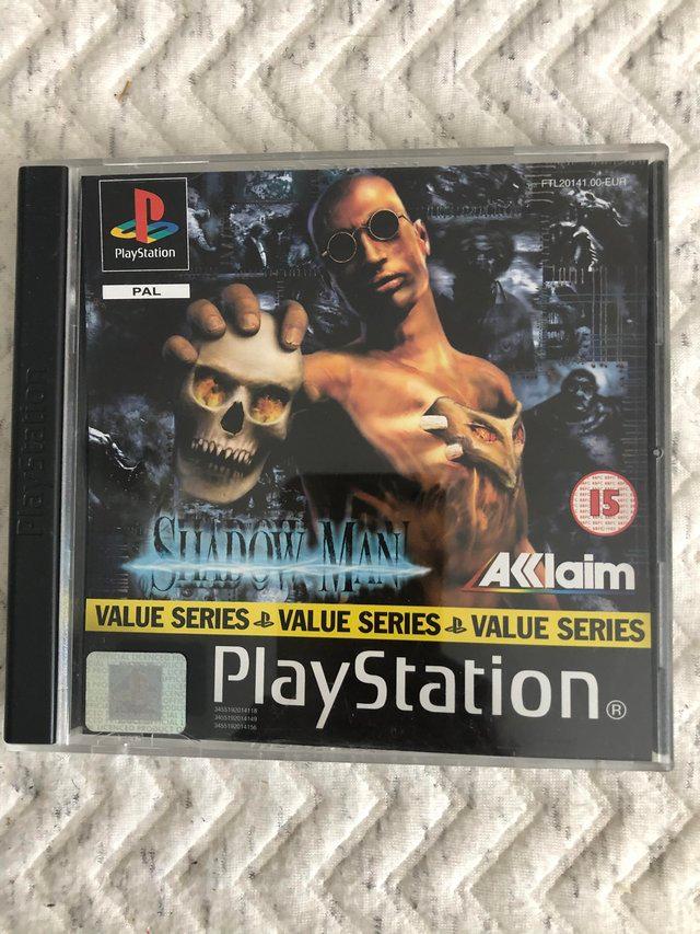 Preview of the first image of PlayStation Game Shadow Man PS1.