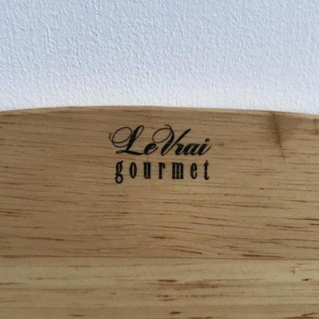 Image 3 of Le Vrai Gourmet fish-shaped wooden serving/chopping board.