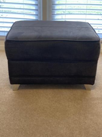 Image 3 of Sofology Black Sofas  and Footstool