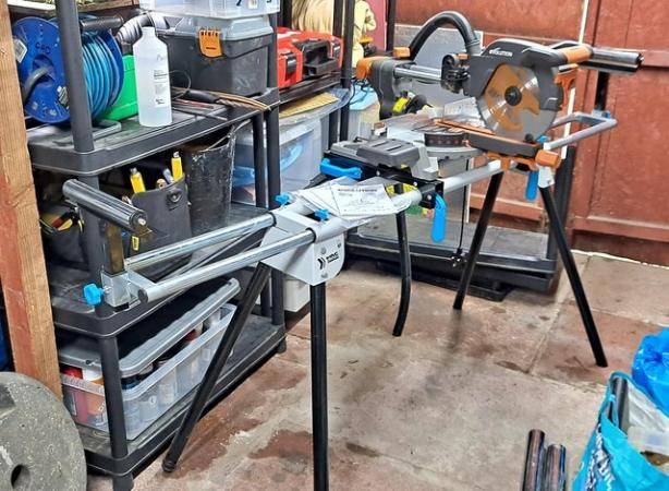 Image 1 of EVOLUTION R255 CHOP SAW AND STAND